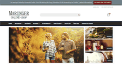 Desktop Screenshot of maringer-weine.de